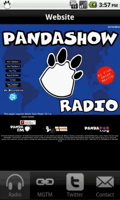 Panda Show Radio android App screenshot 0